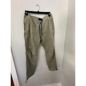 Abercrombie & Fitch Jogger Pants Mens XL Green Stretch Drawstring Casual